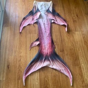 Mertailor Maroon Fly Whimsy Mermaid Tail